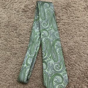 Green Paisley Men's Tie